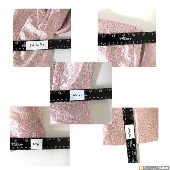 Alex Evenings Petite 4P Pink Shimmer Beaded Dress Jacket 2-PC Formal Cocktail - Picture 16 of 16